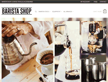 Tablet Screenshot of baristashop.com